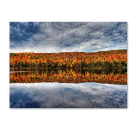 Pierre Leclerc 'Autumn Reflection' Canvas Art,14x19